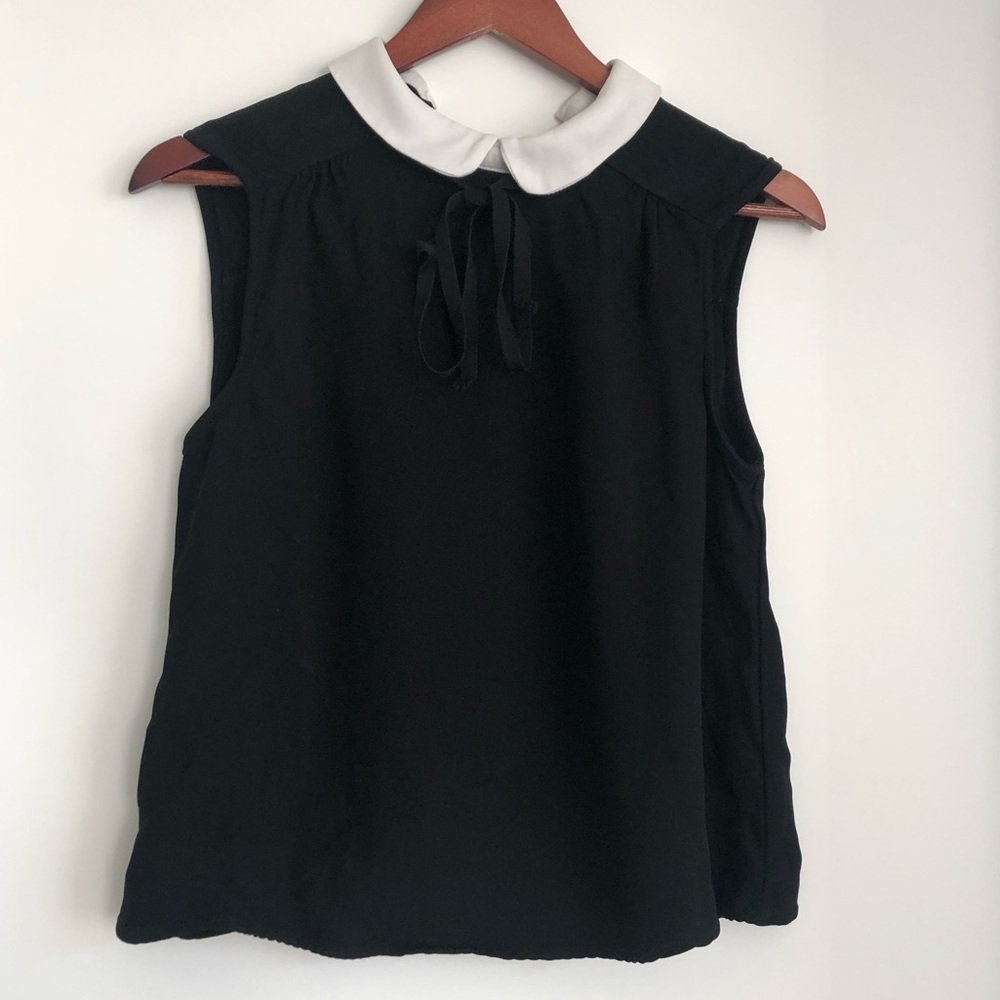 Zara Collared Tank Blouse